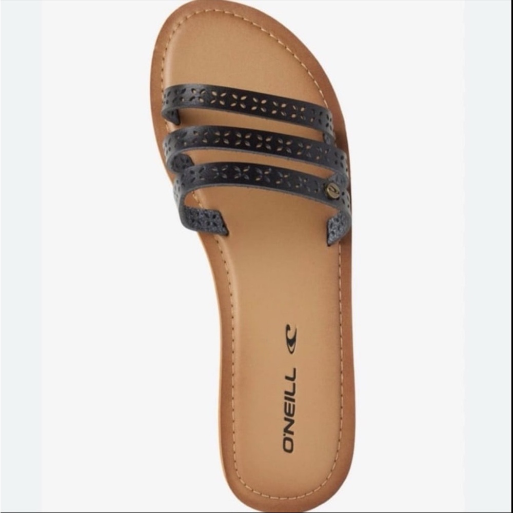 NWT O'Neill Black Cyprus Island Sandals Strappy Sandals Women's Black Sz 9 Boho